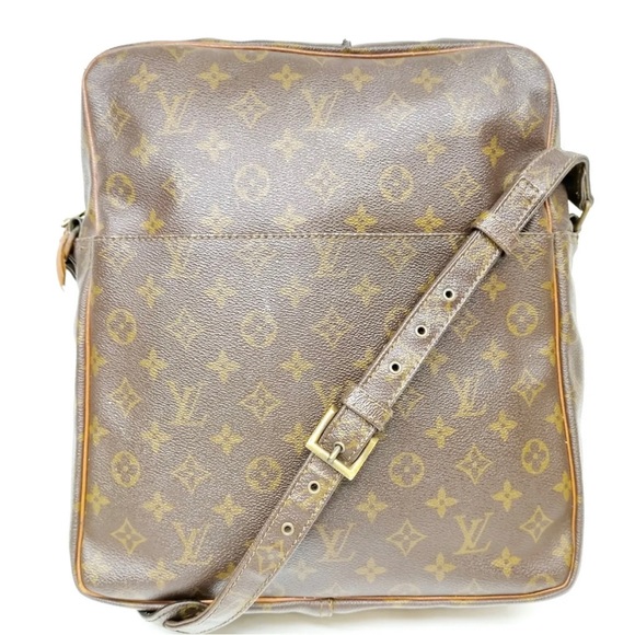 AUTHENTIC Louis Vuitton LV Shoulder Bag M40264 Marceau Brown Monogram Bag - Picture 3 of 12